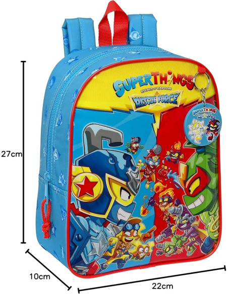 Mochila Guarderia Adapt.carro Superthings "rescue Force"