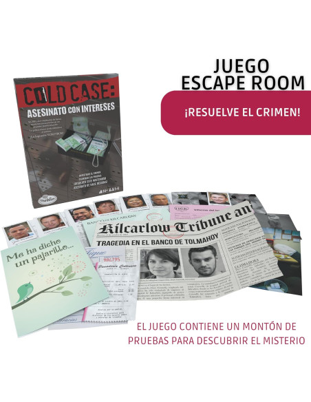 Cold Case 3: Juegos de Mesa Adulto, Escape Room