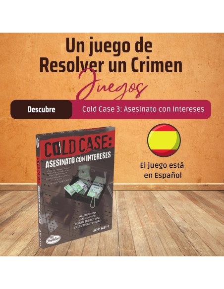 Cold Case 3: Juegos de Mesa Adulto, Escape Room