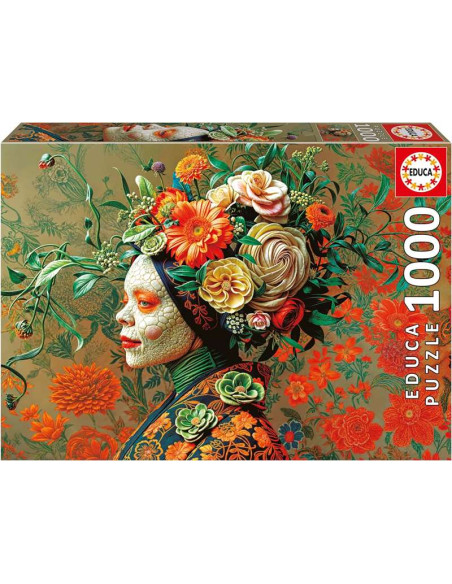 Puzzle de 1000 Piezas para Adultos | Reina Lagarto. Incluye Pegamento Fix Puzzle