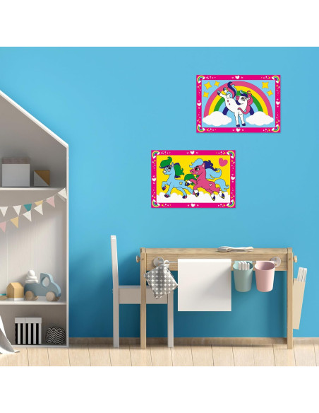 Creart Junior: Ponis Mágicos | Pintar por Numeros Niños | Manualidades Niña 