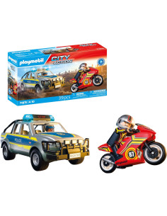 PLAYMOBIL 71875 | Action Heroes | Persecución con...
