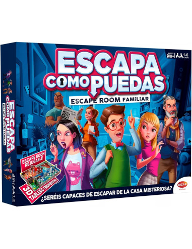 Escapa como Puedas, Escape Room Familiar rejugable