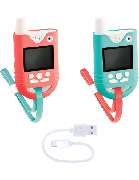 Vídeo Walkie Talkies – Walkie Talkies para niños con cámara y Pantalla