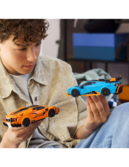 LEGO 77238 Speed Champions Lamborghini Revuelto y Huracán STO - Maquetas de Coches de Carreras