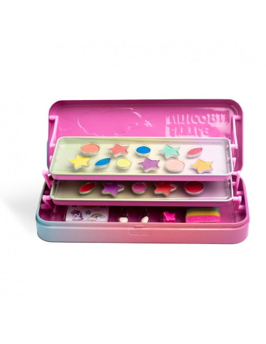 Estuche de Maquillaje 3 Niveles Little Unicorn