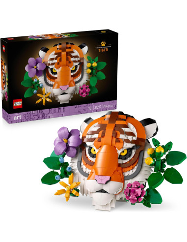 LEGO Art Colección Fauna: Tigre - Maqueta 3D