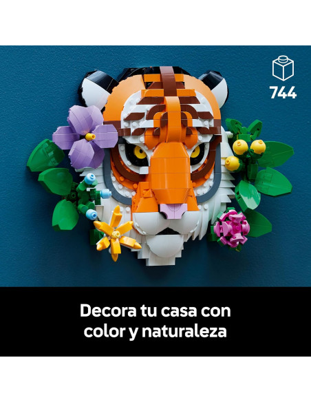 LEGO Art Colección Fauna: Tigre - Maqueta 3D