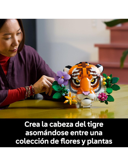 LEGO Art Colección Fauna: Tigre - Maqueta 3D