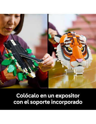 LEGO Art Colección Fauna: Tigre - Maqueta 3D