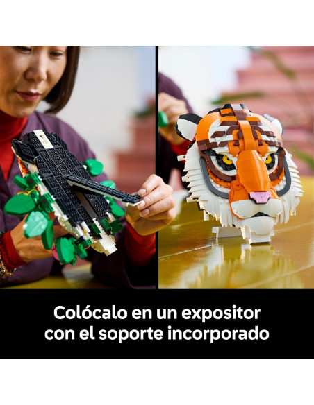 LEGO Art Colección Fauna: Tigre - Maqueta 3D