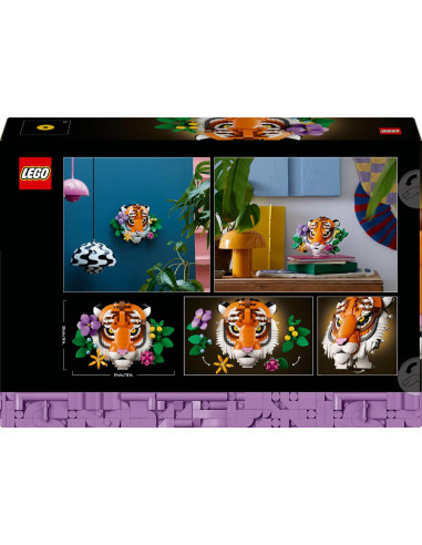 LEGO Art Colección Fauna: Tigre - Maqueta 3D
