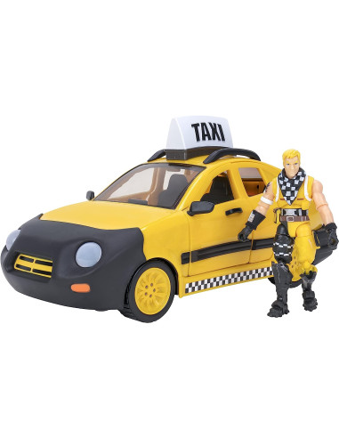 Fortnite Joy Ride Taxi Vehículo con Figura articulada de 4 Pulgadas