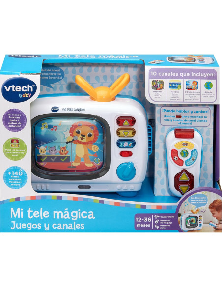 Baby Mi Tele Mágica Juegos y Canales, Televisión Interactiva Bilingüe