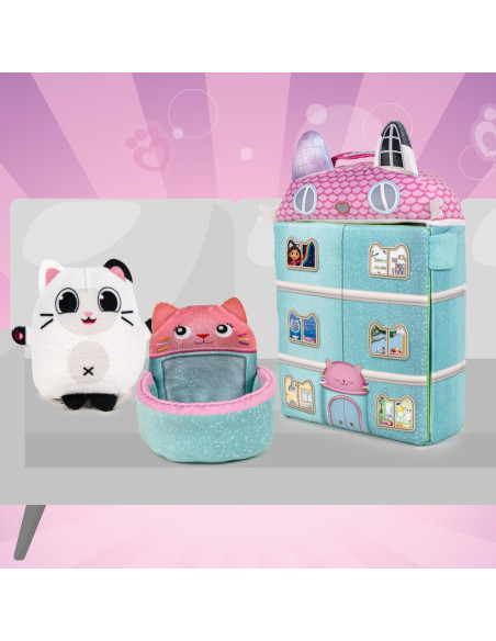 Softies, Plush Dollhouse, Casa de Peluche de Gabby