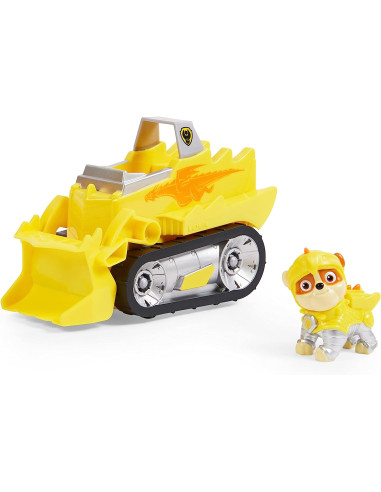 Patrulla Canina - Coche TRANSFORMABLE Rescue Knights + Figura Rubble