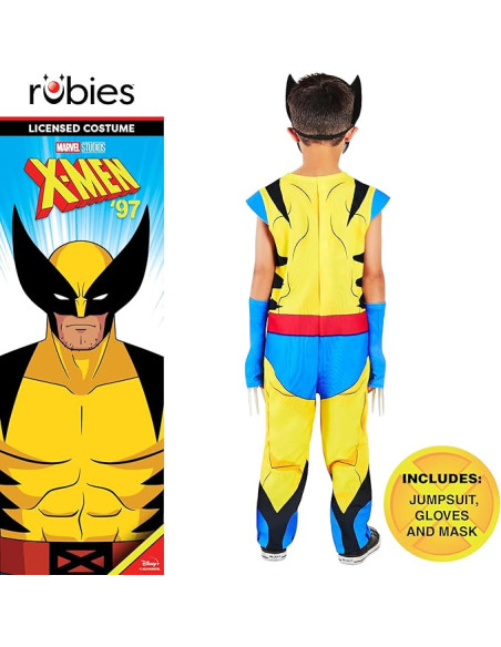 Disfraz oficial de Wolverine para niño talla 3 a 4