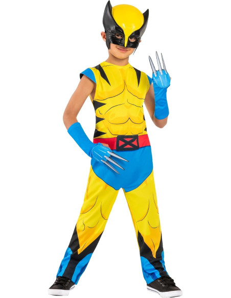 Disfraz oficial de Wolverine para niño talla 5 a 6