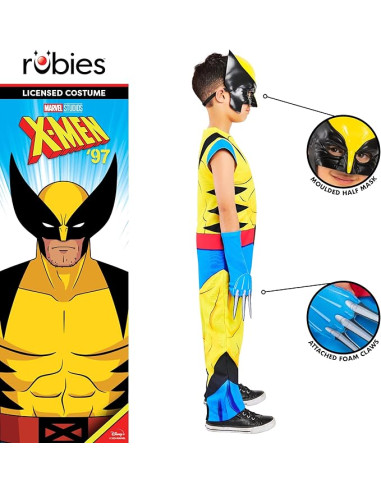 Disfraz oficial de Wolverine para niño talla 5 a 6