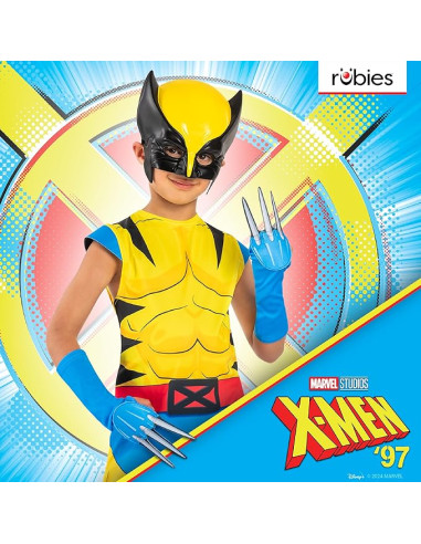 Disfraz oficial de Wolverine para niño talla 5 a 6