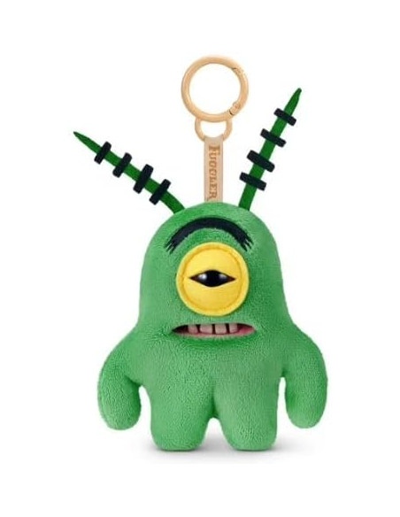 Fuggler ZURU - Llavero de peluche de Plancton de 5 pulgadas, divertido animal de peluche con clip