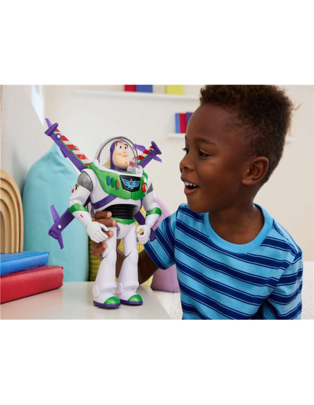 Buzz Lightyear Edición Alta Tecnología con modo vuelo a escala 30,48 cm de Toy Story de Disney Pixar