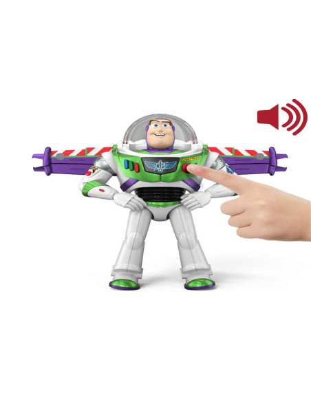 Buzz Lightyear Edición Alta Tecnología con modo vuelo a escala 30,48 cm de Toy Story de Disney Pixar