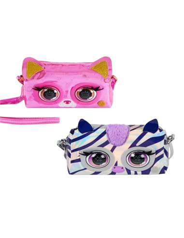 Bolso Interactivo Purse Pets Matallic Magic Cebra y Frenchie