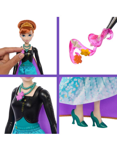 Disney Frozen Muñeca Anna de Moda y Accesorios...