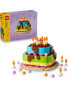 LEGO Pastel de Fiesta de Cumpleaños de Juguete – Kit de...