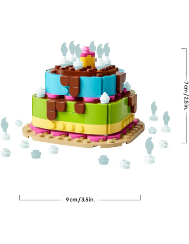 LEGO Pastel de Fiesta de Cumpleaños de Juguete...