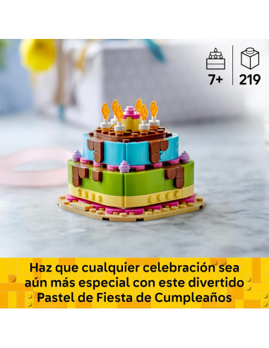 LEGO Pastel de Fiesta de Cumpleaños de Juguete...