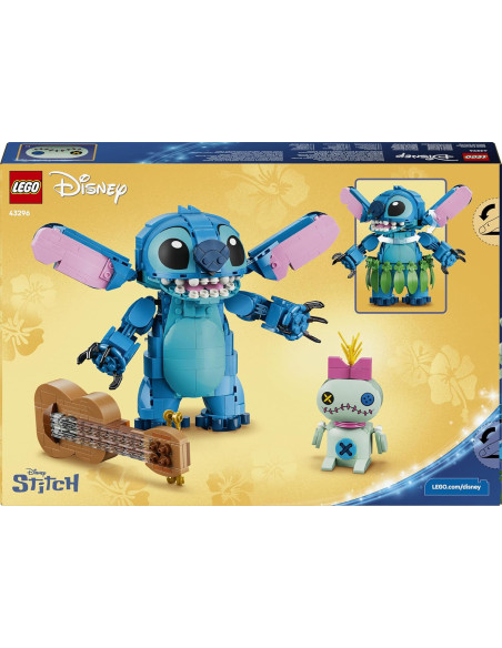 LEGO | Disney Stitch y Scrump de Juguete – 2 Figuras con Accesorios Inc. Ukelele y Peluche