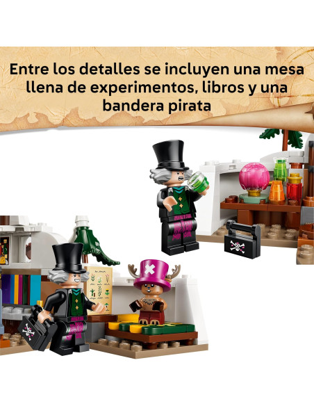 LEGO 75641 One Piece Guarida del Doctor Hiriluk – Juguete Coleccionable con 3 Minifiguras