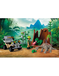 PLAYMOBIL Dinos Escondite de Dinosaurios | Investigador... 2