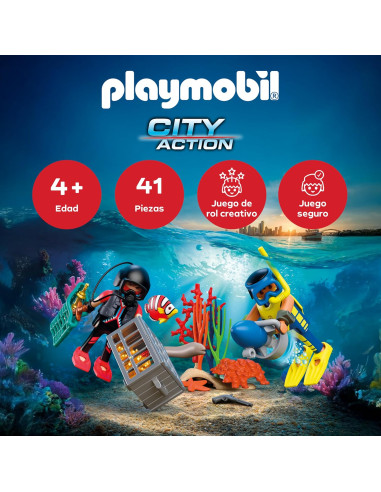 PLAYMOBIL | City Action | Buzo policía con...