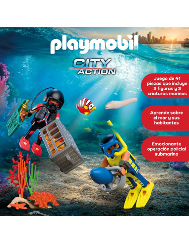 PLAYMOBIL | City Action | Buzo policía con...