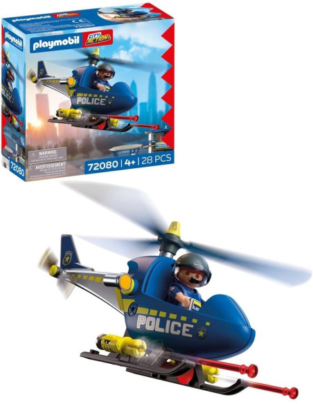 PLAYMOBIL | City Action | Helicóptero de policía