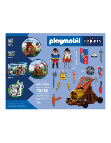 Playmobil 72115 Cañón de fuego de Caballeros...