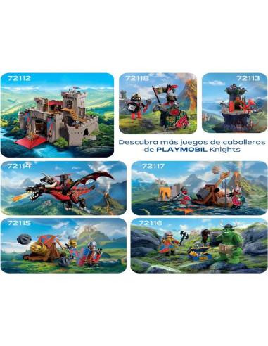 PLAYMOBIL 72116 Knights Caballeros | Troll con...
