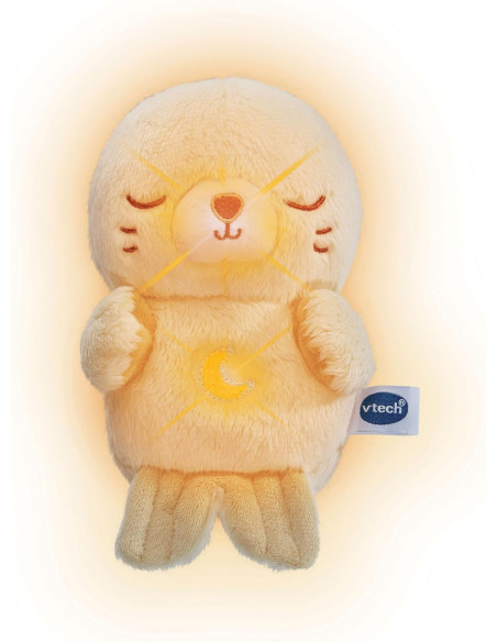 Baby Pequefoca dormilona Luz de Noche, Peluche Interactivo, Juguete para bebés +0 Meses