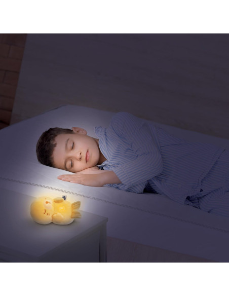 Baby Pequefoca dormilona Luz de Noche, Peluche Interactivo, Juguete para bebés +0 Meses