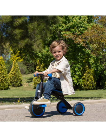 FEBER Evolutive Tribike 2 en 1 Ligera, Resistente, Función Correpasillos y Triciclo con Pedales