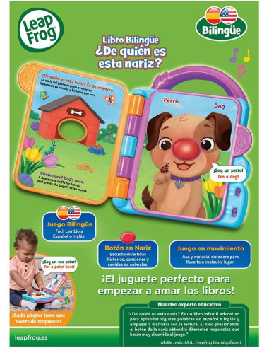 Leapfrog VTech - Libro bilingüe De quién será...