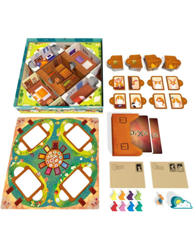 Kids Dixit Kids, Juego de Mesa cooperativo para...