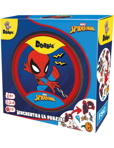 Dobble Spiderman, Juego de Cartas de...