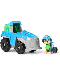 Paw Patrol Patrulla Canina - Coche Dino Rescue + Figura Rex