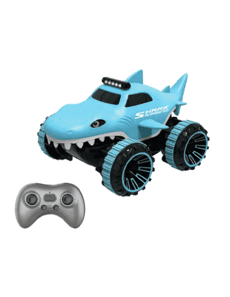 RC Tiburón Acuático Off-Road – Coche Radiocontrol Todo Terreno 2.4 GHz