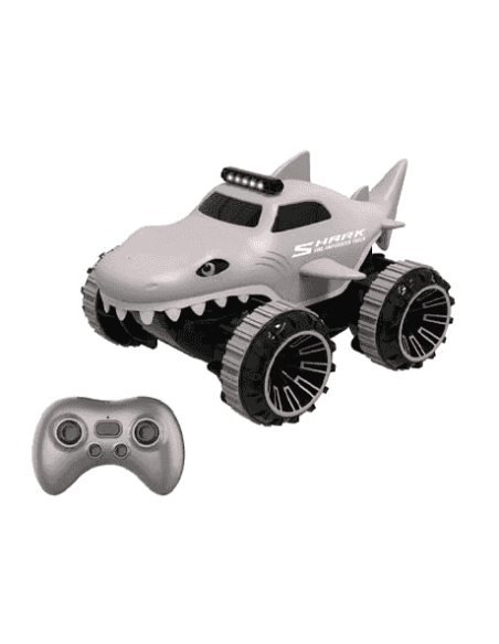 RC Tiburón Acuático Off-Road – Coche Radiocontrol Todo Terreno 2.4 GHz
