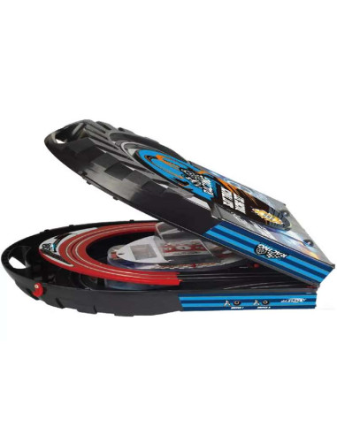 Pista Super Slot Portátil con coches y mandos 2...